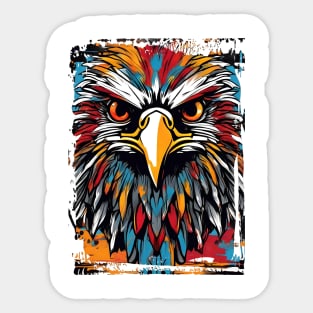 Eagle colorful Sticker